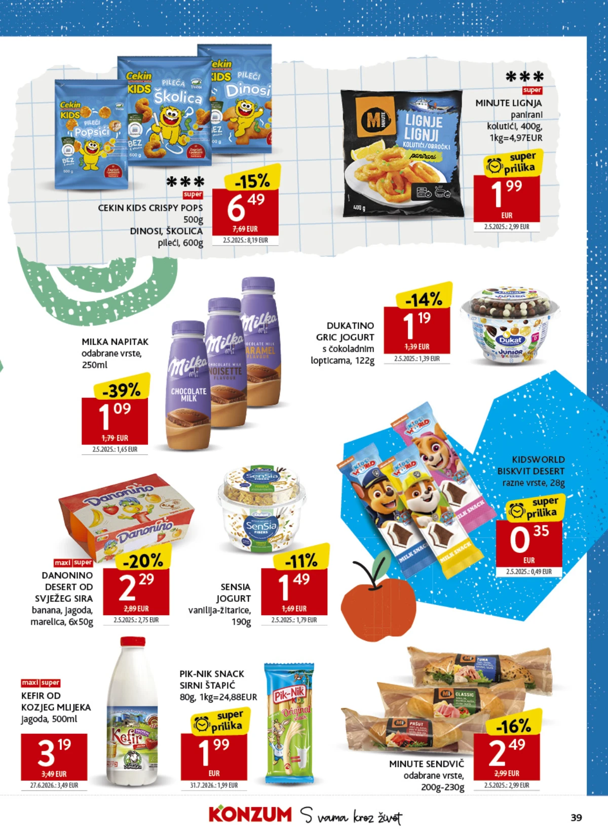 Konzum i Mercator katalog akcija strana 34 – važi od 17.8. do 20.9.2026.