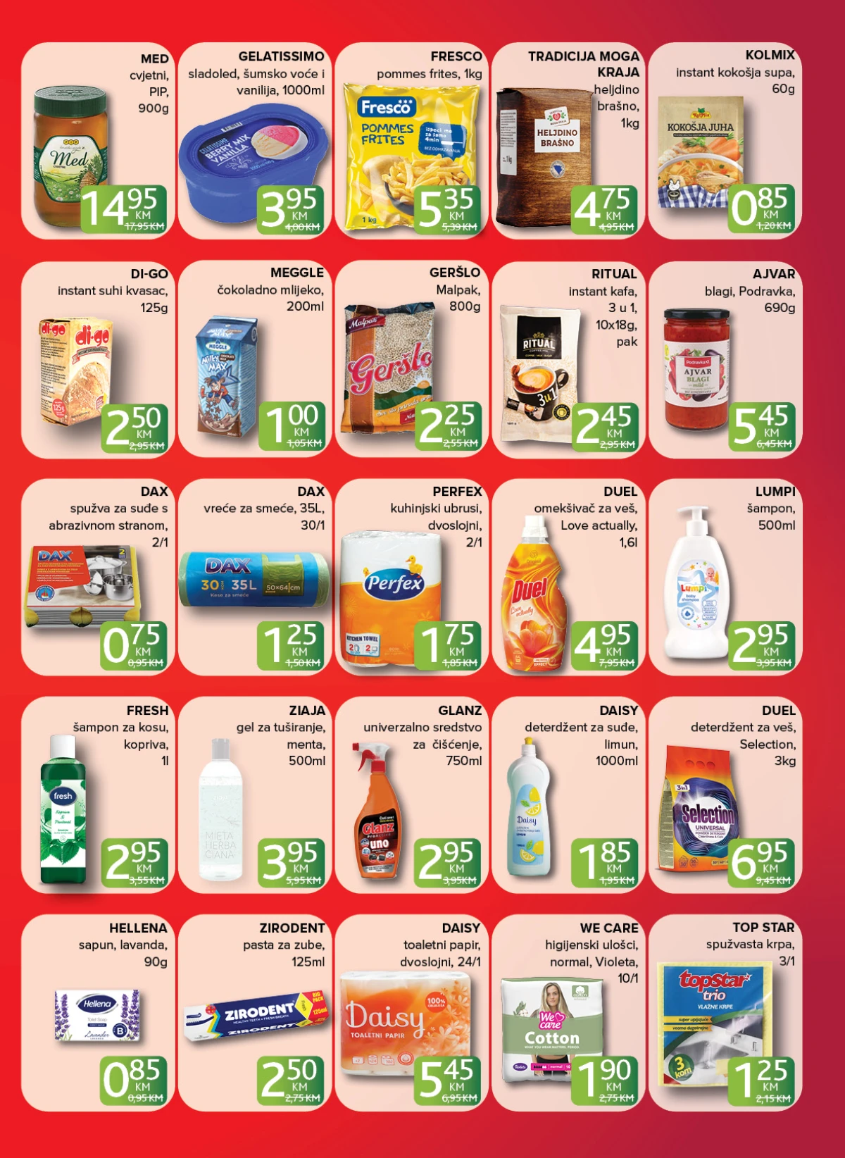 Konzum i Mercator katalog akcija strana 4 – važi od 18.6. do 15.9.2026.