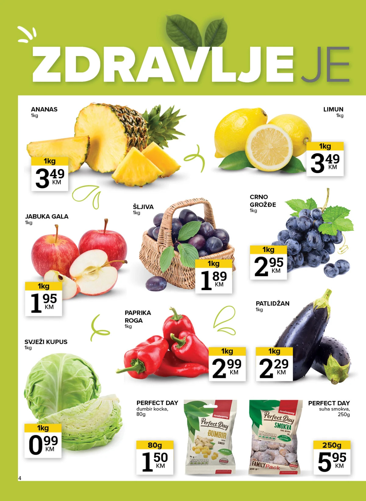 Konzum i Mercator katalog akcija strana 4 – važi od 18.8. do 24.8.2026.