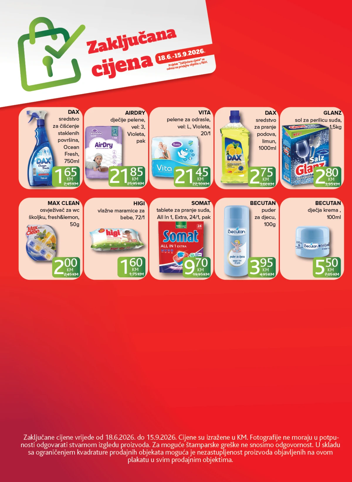 Konzum i Mercator katalog akcija strana 5 – važi od 18.6. do 15.9.2026.