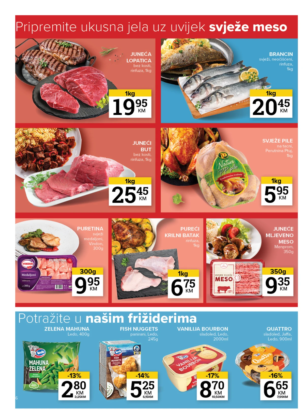 Konzum i Mercator katalog akcija strana 6 – važi od 18.8. do 24.8.2026.