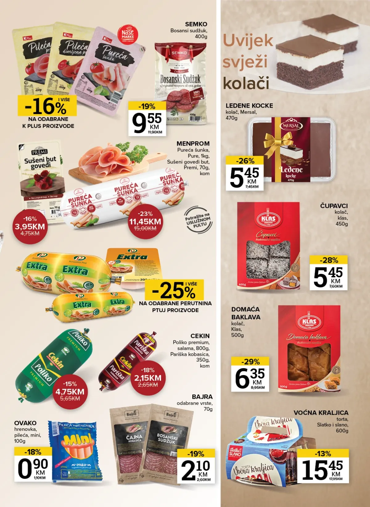 Konzum i Mercator katalog akcija strana 7 – važi od 6.8. do 10.8.2026.