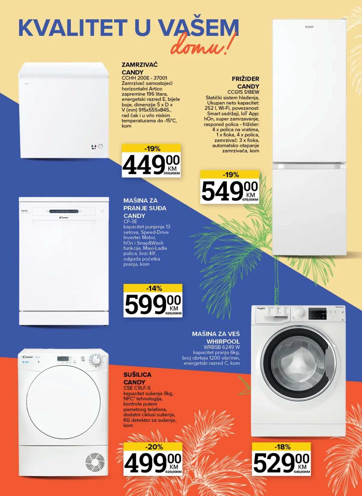 Konzum i Mercator katalog akcija strana 8 – važi od 6.8. do 30.8.2026.