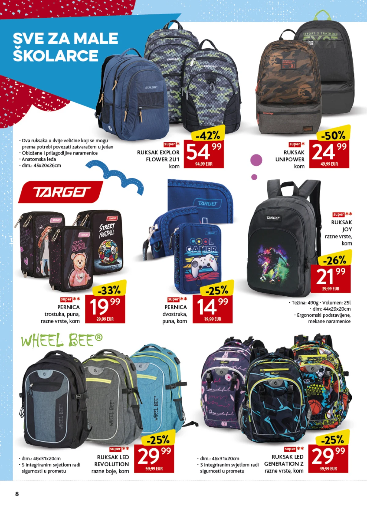 Konzum i Mercator katalog akcija strana 8 – važi od 17.8. do 20.9.2026.