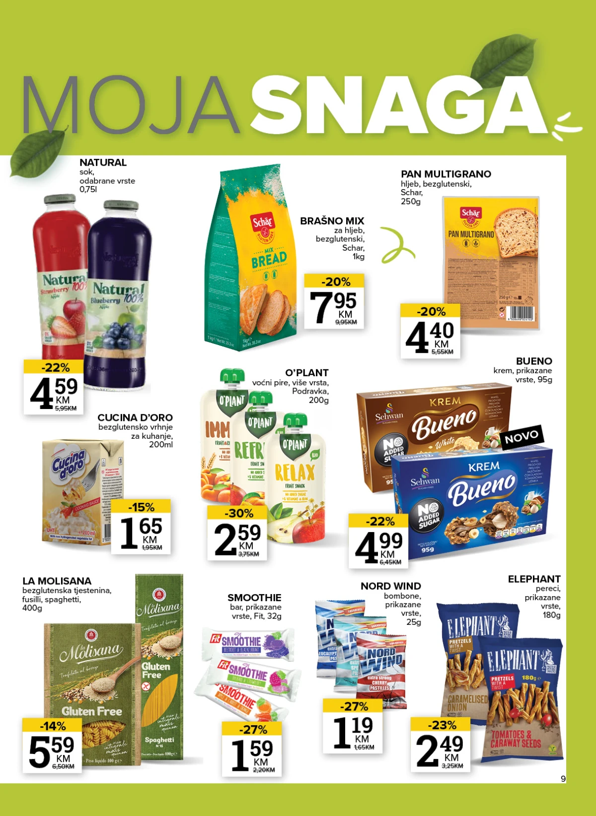 Konzum i Mercator katalog akcija strana 9 – važi od 25.8. do 31.8.2026.