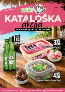 Kort katalog akcija strana 1 – važi od 28.8. do 16.9.2026.