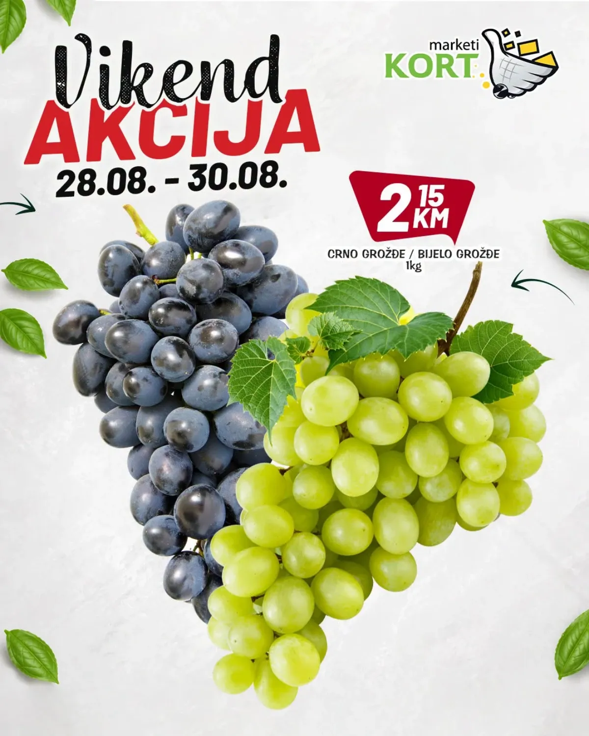 Kort katalog akcija strana 2 – važi od 28.8. do 30.8.2026.