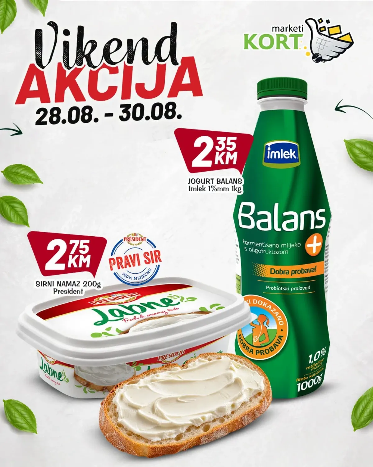 Kort katalog akcija strana 4 – važi od 28.8. do 30.8.2026.