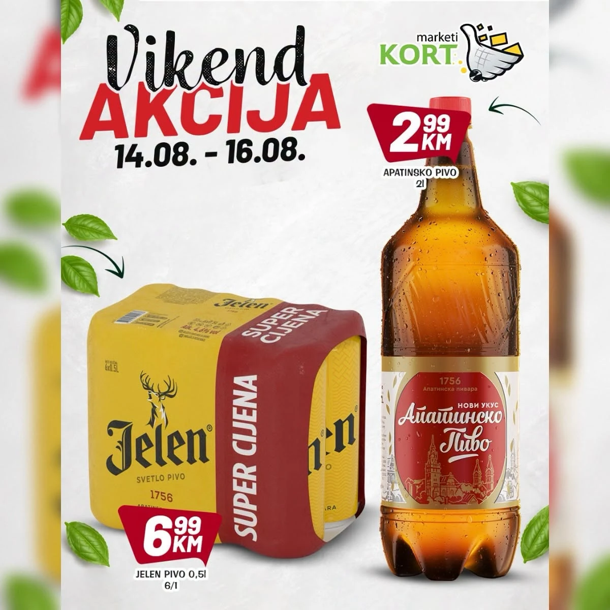 Kort katalog akcija strana 5 – važi od 14.8. do 16.8.2026.