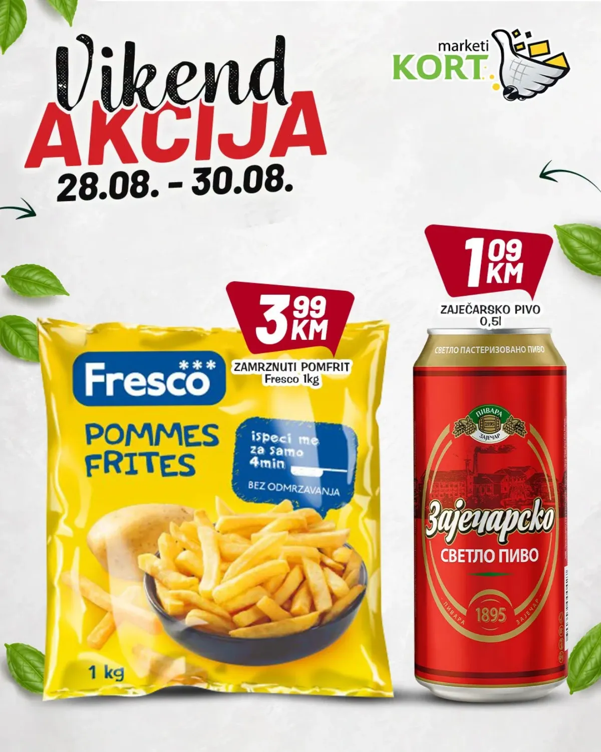 Kort katalog akcija strana 5 – važi od 28.8. do 30.8.2026.