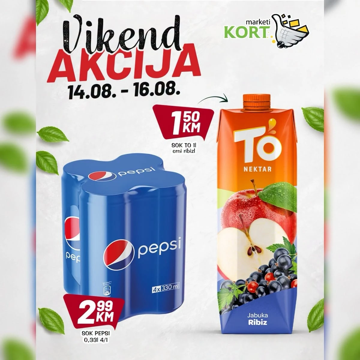 Kort katalog akcija strana 6 – važi od 14.8. do 16.8.2026.