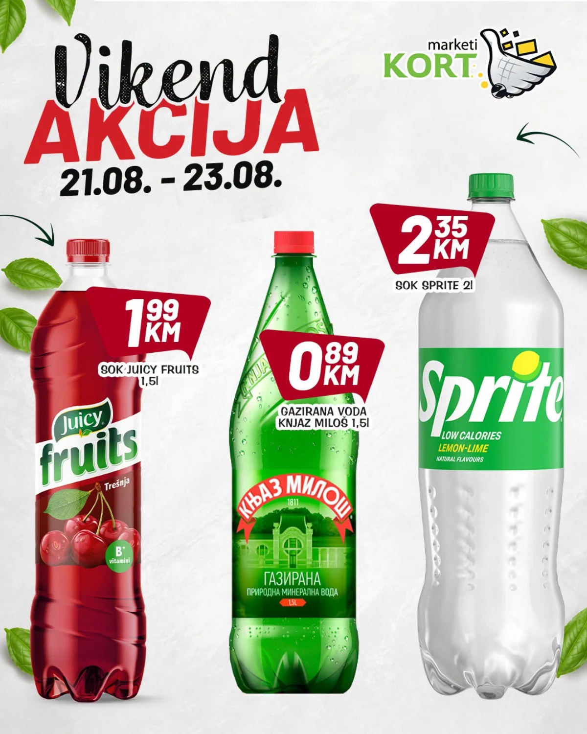 Kort katalog akcija strana 6 – važi od 21.8. do 23.8.2026.