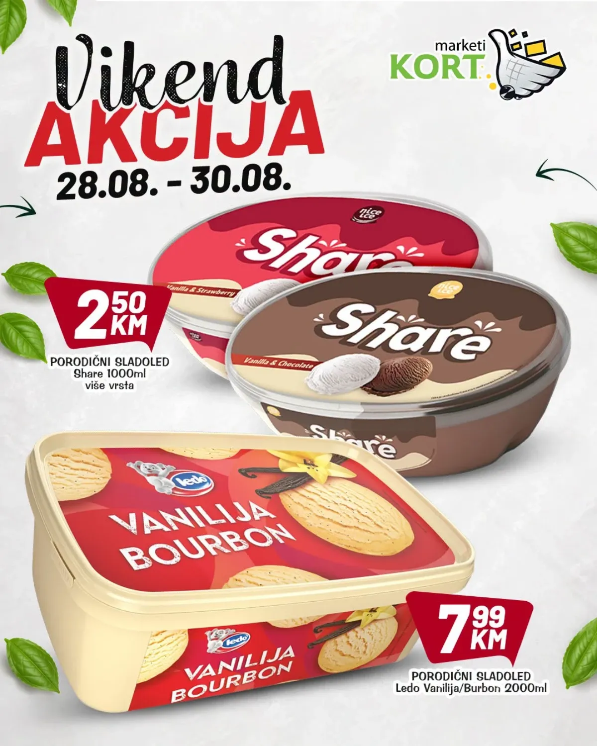 Kort katalog akcija strana 6 – važi od 28.8. do 30.8.2026.