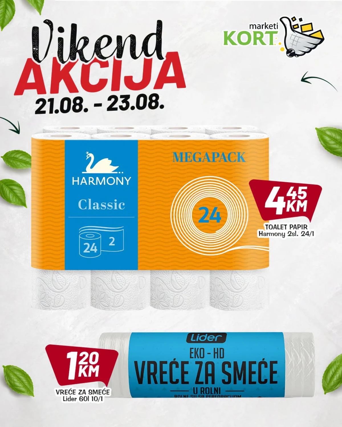 Kort katalog akcija strana 7 – važi od 21.8. do 23.8.2026.
