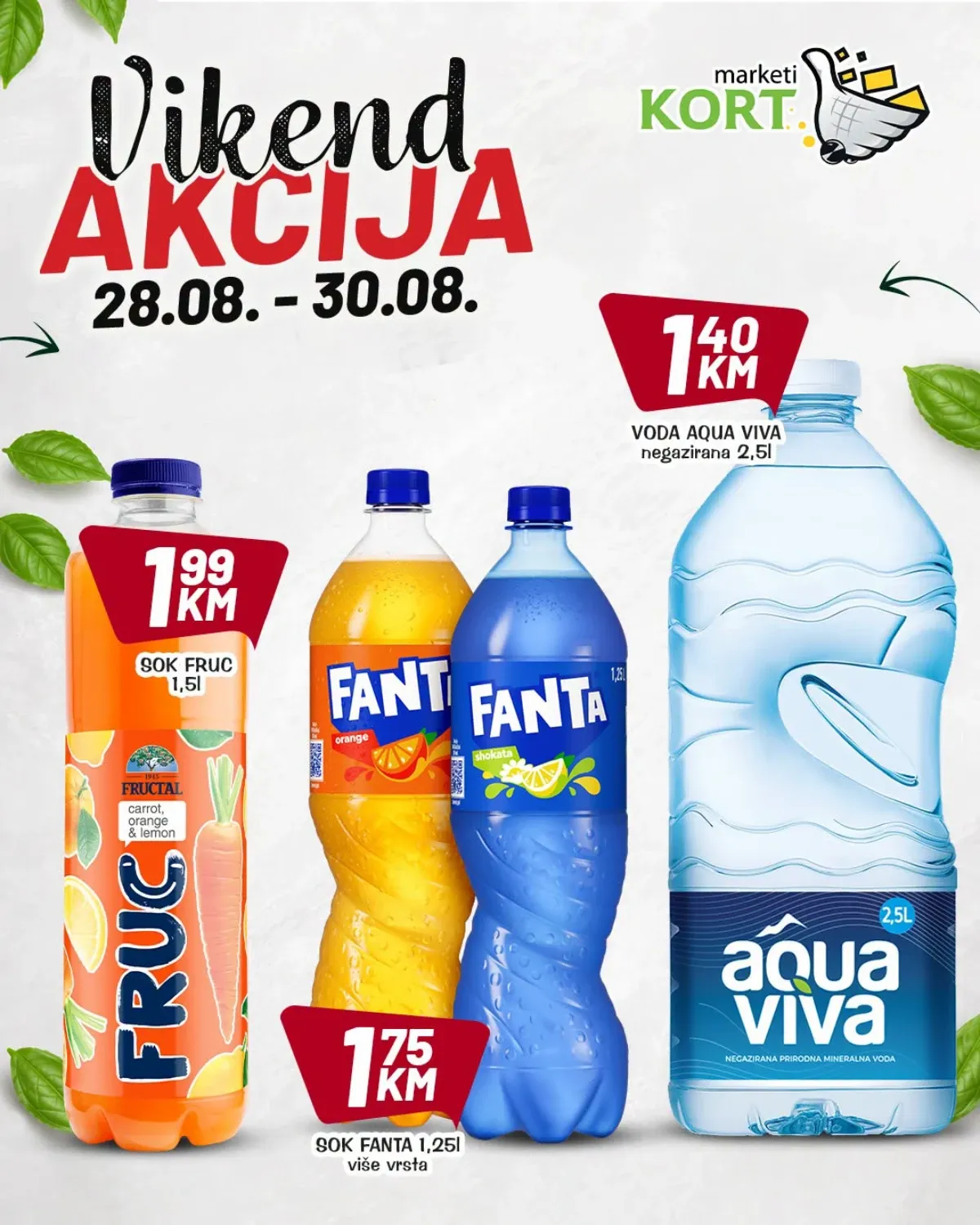 Kort katalog akcija strana 7 – važi od 28.8. do 30.8.2026.