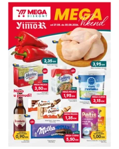 Mega diskont katalog akcija strana 1 – važi od 27.8. do 30.8.2026.