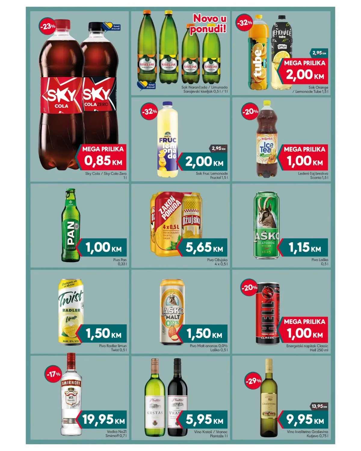 Mega diskont katalog akcija strana 11 – važi od 3.8. do 16.8.2026.