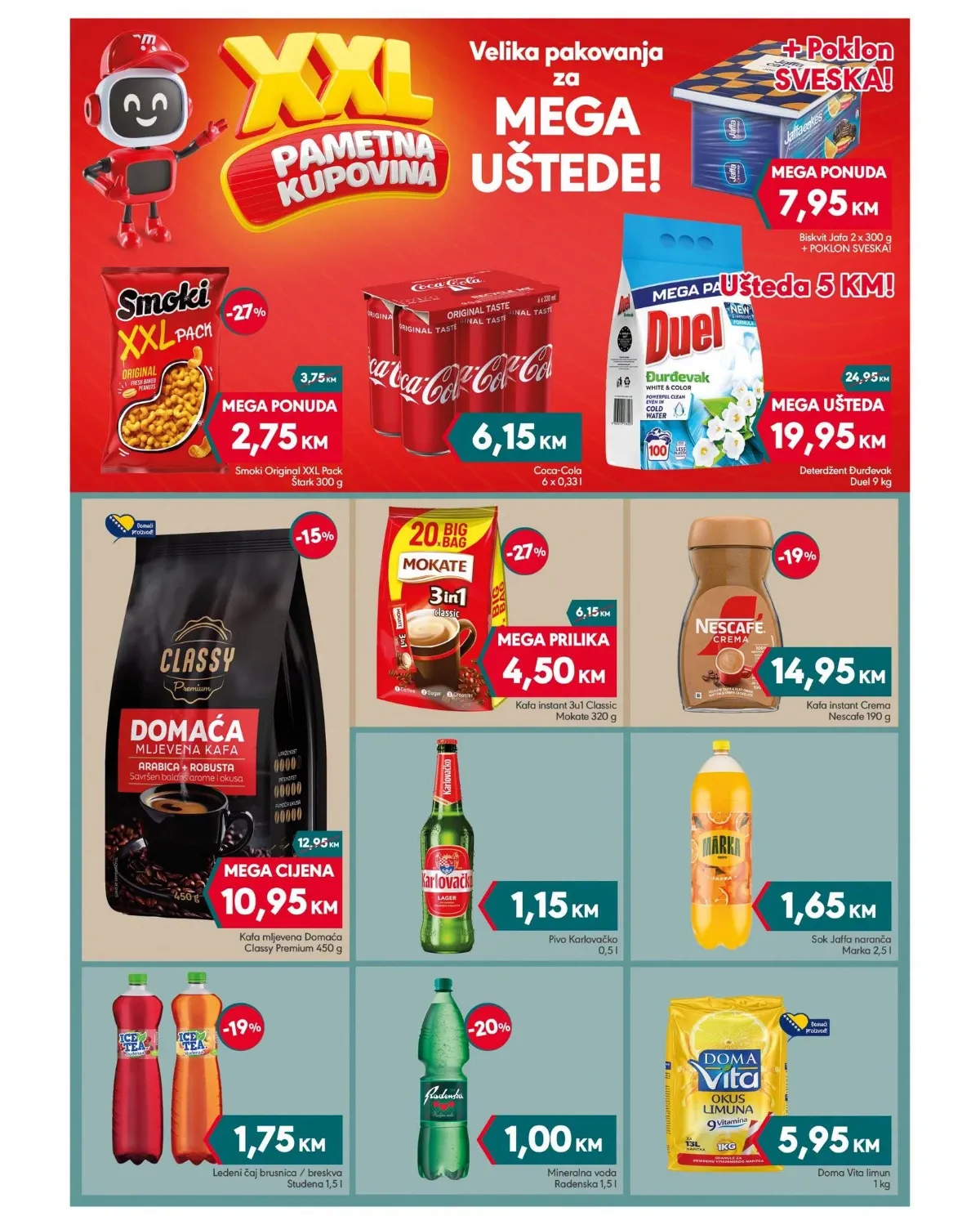 Mega diskont katalog akcija strana 12 – važi od 31.8. do 13.9.2026.
