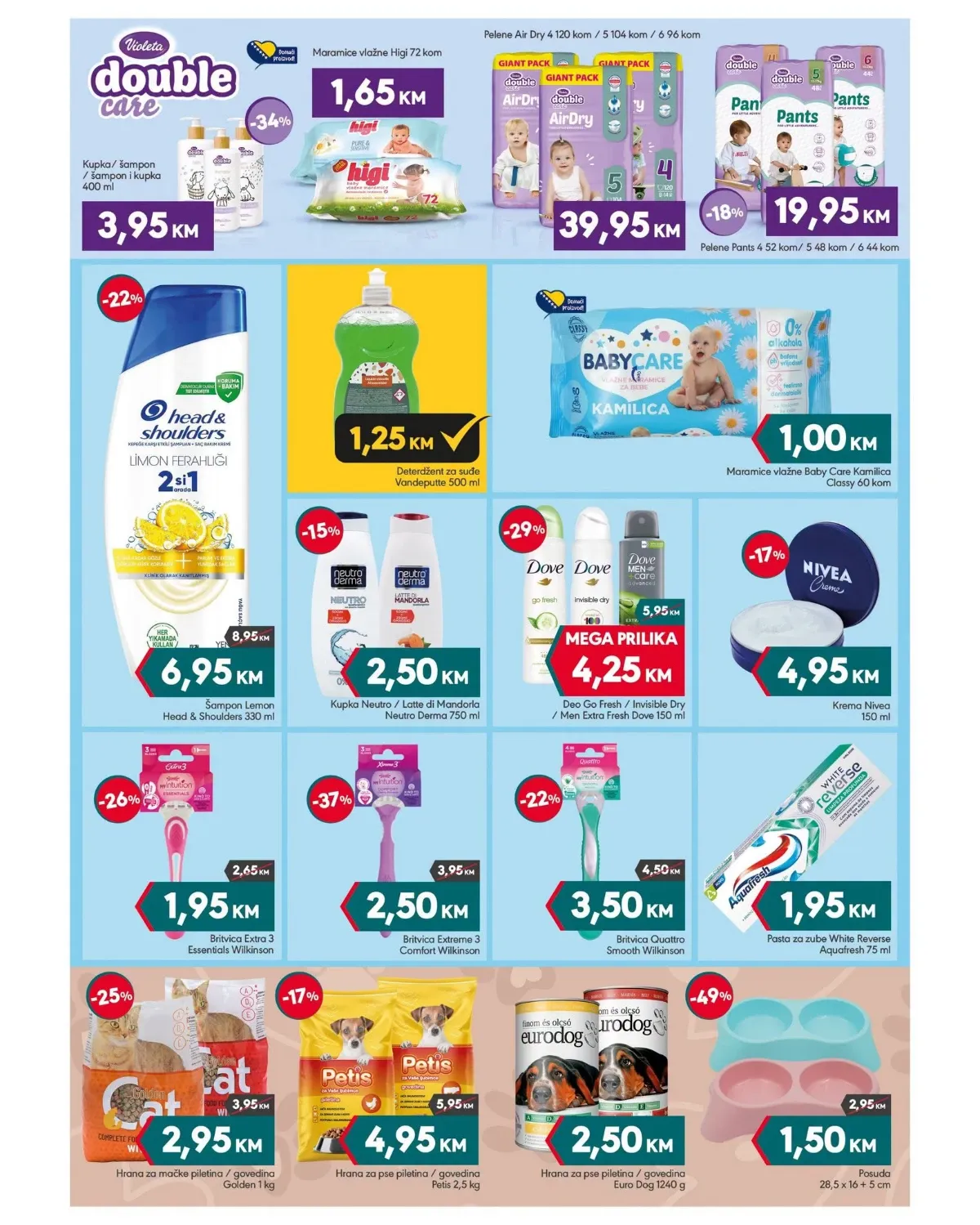 Mega diskont katalog akcija strana 15 – važi od 3.8. do 16.8.2026.