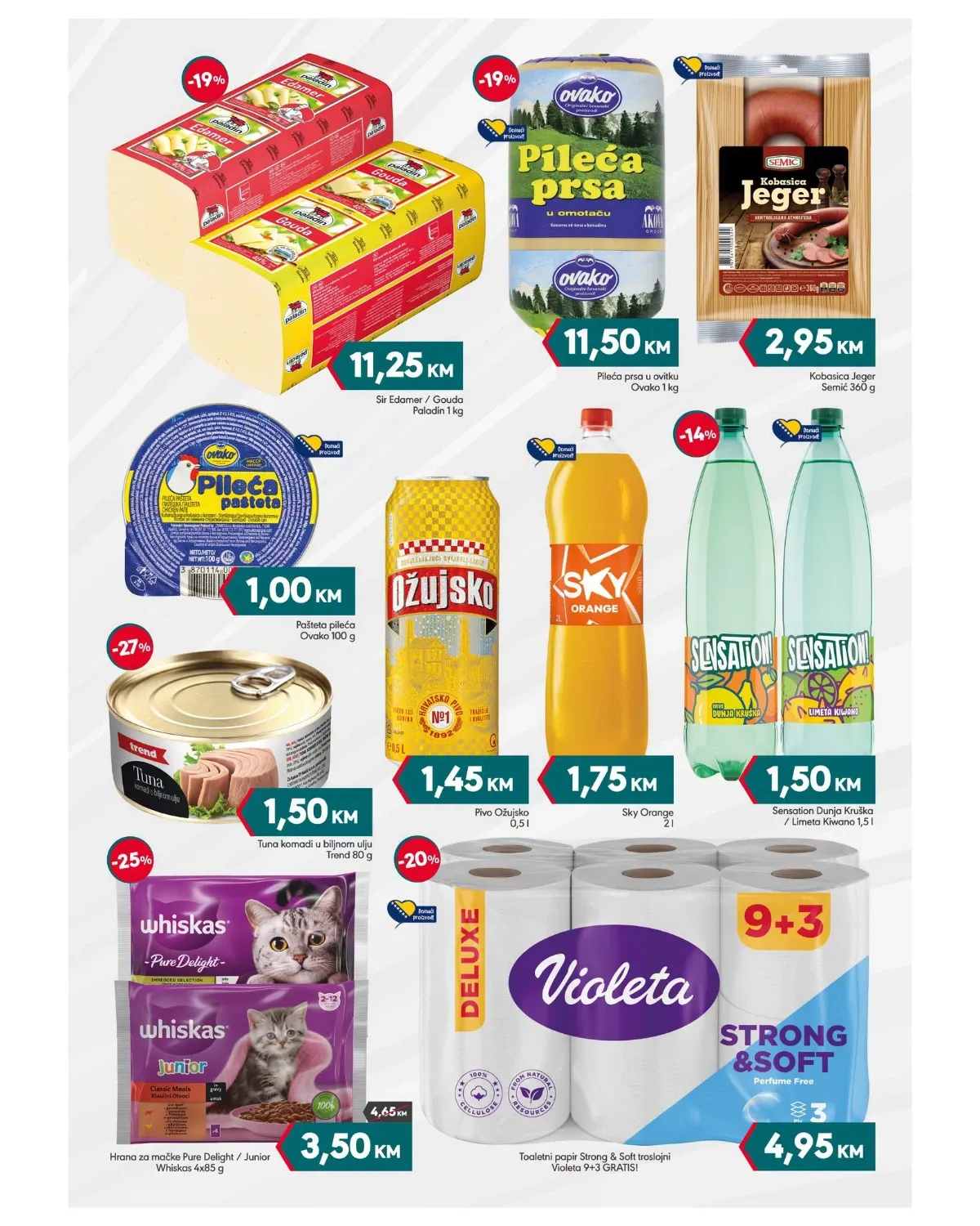 Mega diskont katalog akcija strana 2 – važi od 13.8. do 16.8.2026.