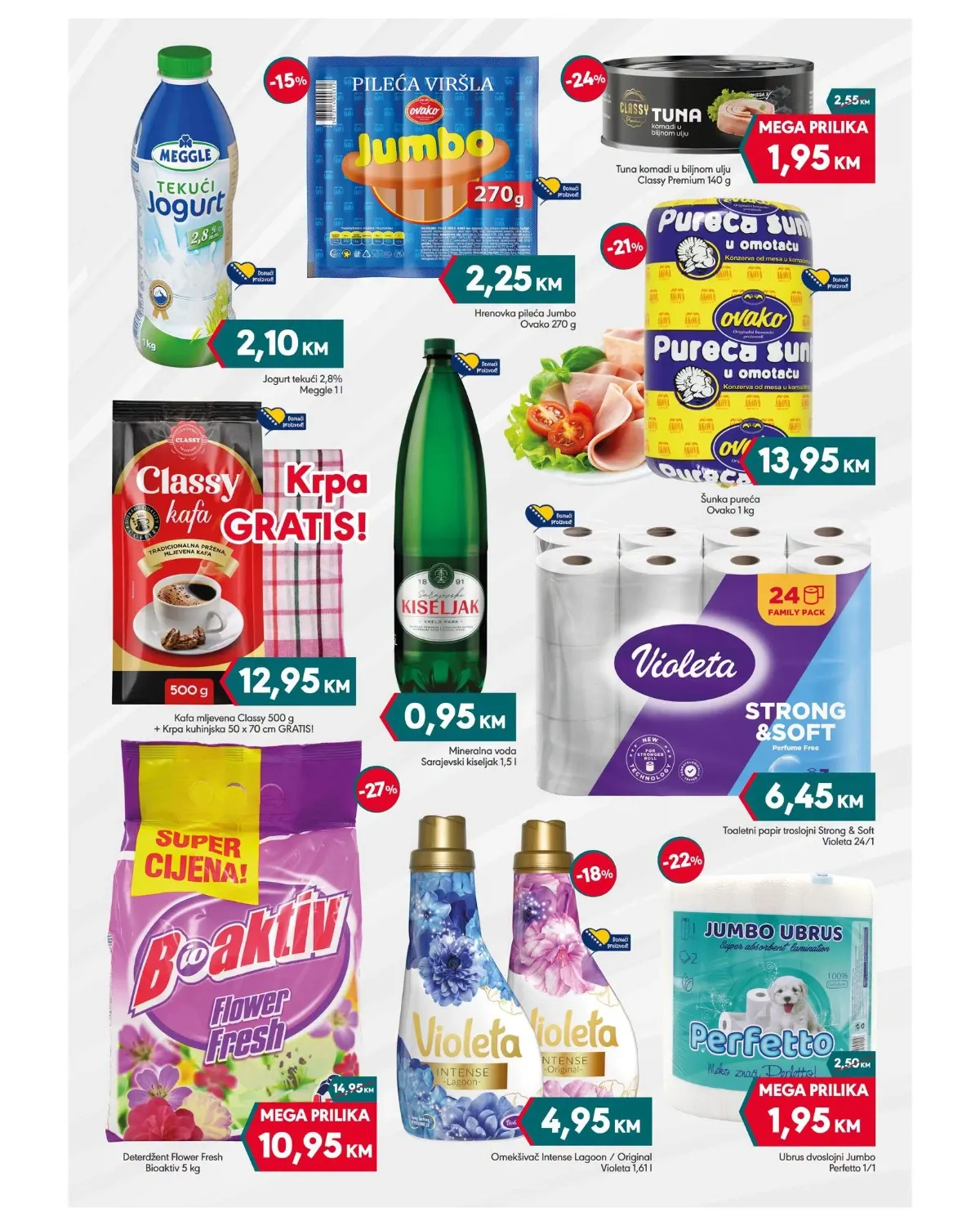 Mega diskont katalog akcija strana 2 – važi od 27.8. do 30.8.2026.