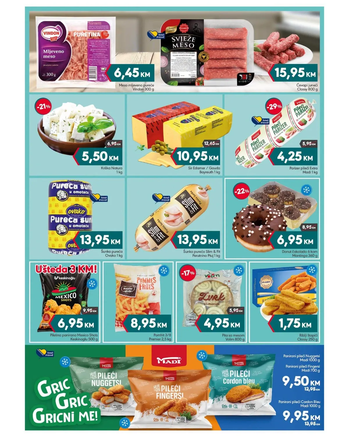Mega diskont katalog akcija strana 3 – važi od 3.8. do 16.8.2026.