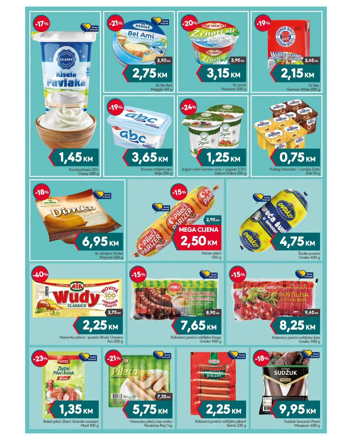 Mega diskont katalog akcija strana 4 – važi od 3.8. do 16.8.2026.