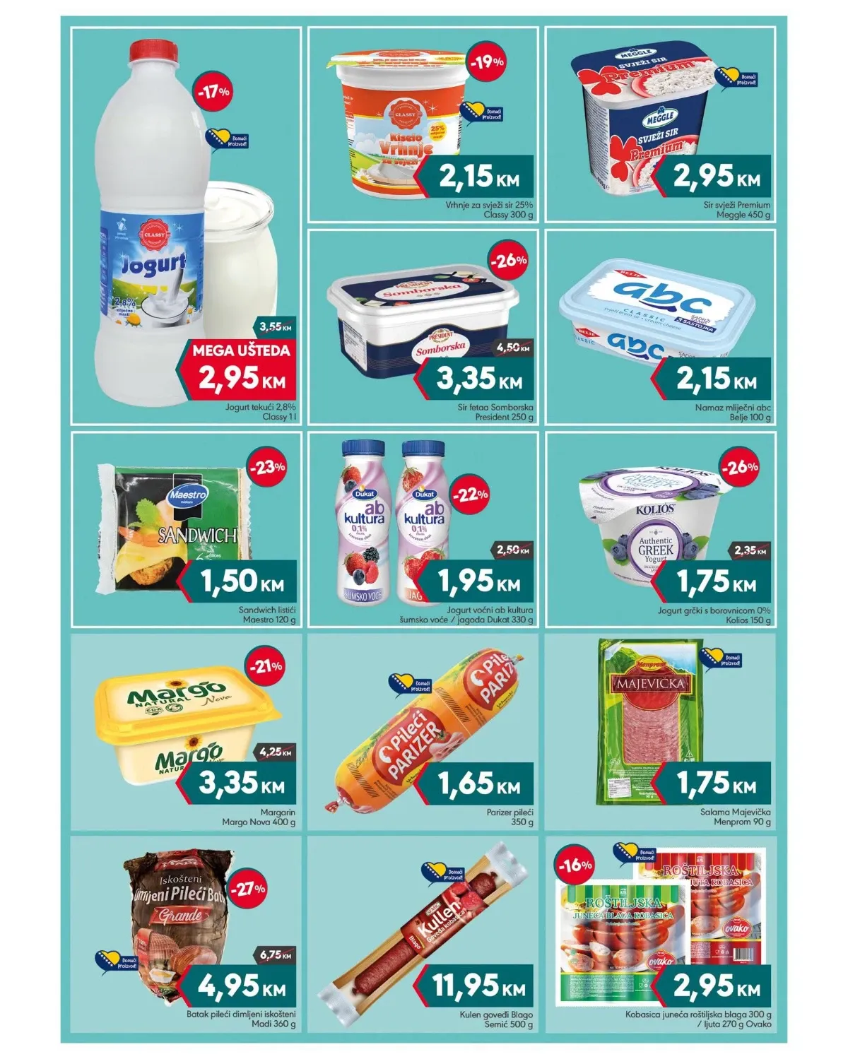 Mega diskont katalog akcija strana 4 – važi od 31.8. do 13.9.2026.