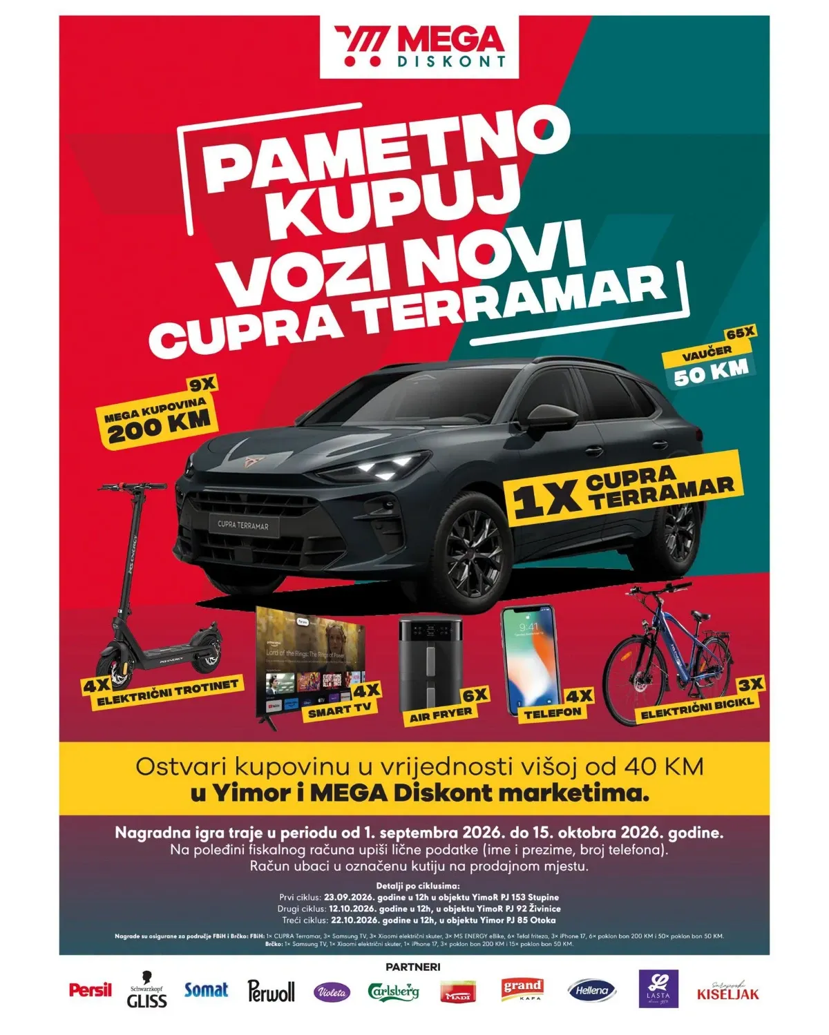 Mega diskont katalog akcija strana 9 – važi od 31.8. do 13.9.2026.