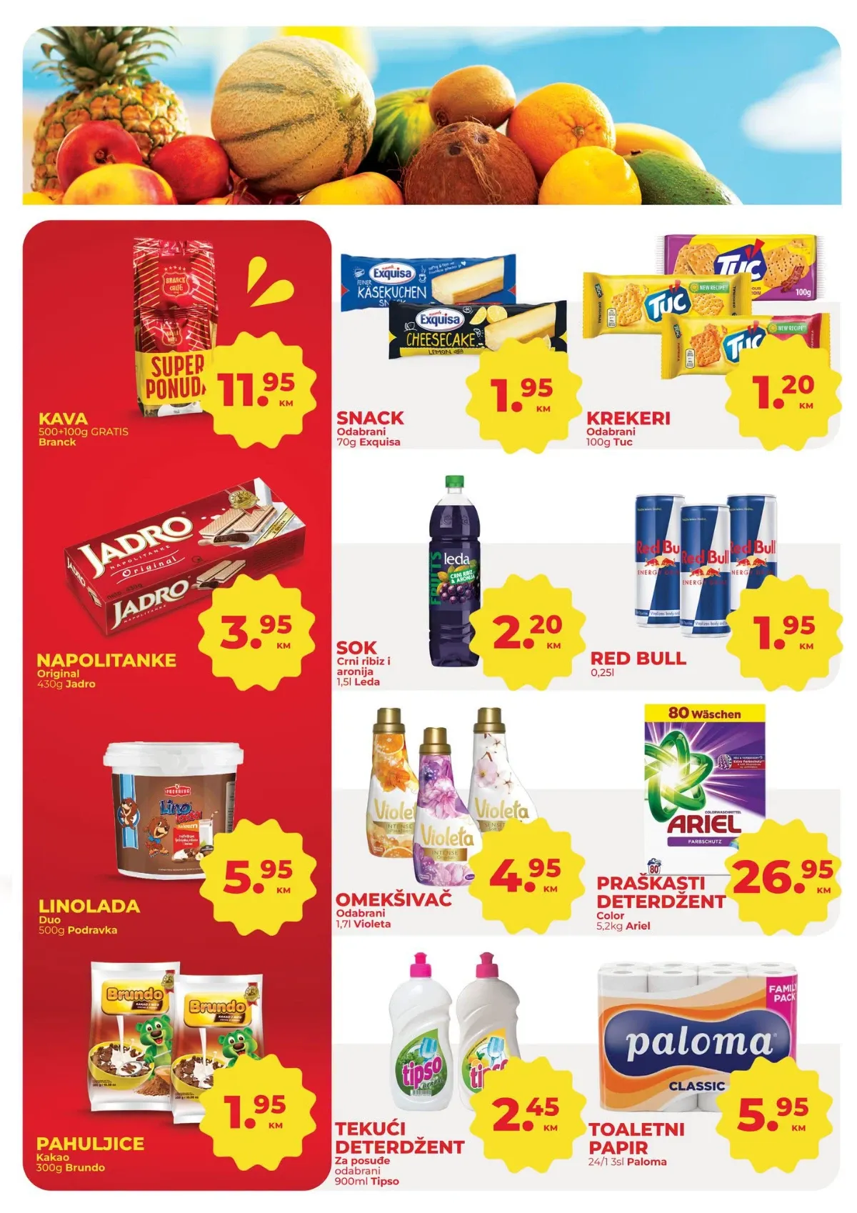 Namex katalog akcija strana 2 – važi od 6.8. do 8.8.2026.