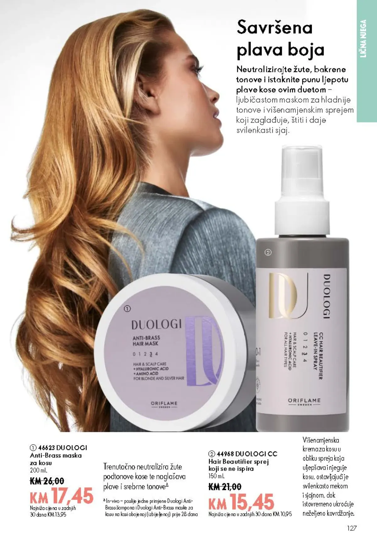 Oriflame katalog akcija strana 127