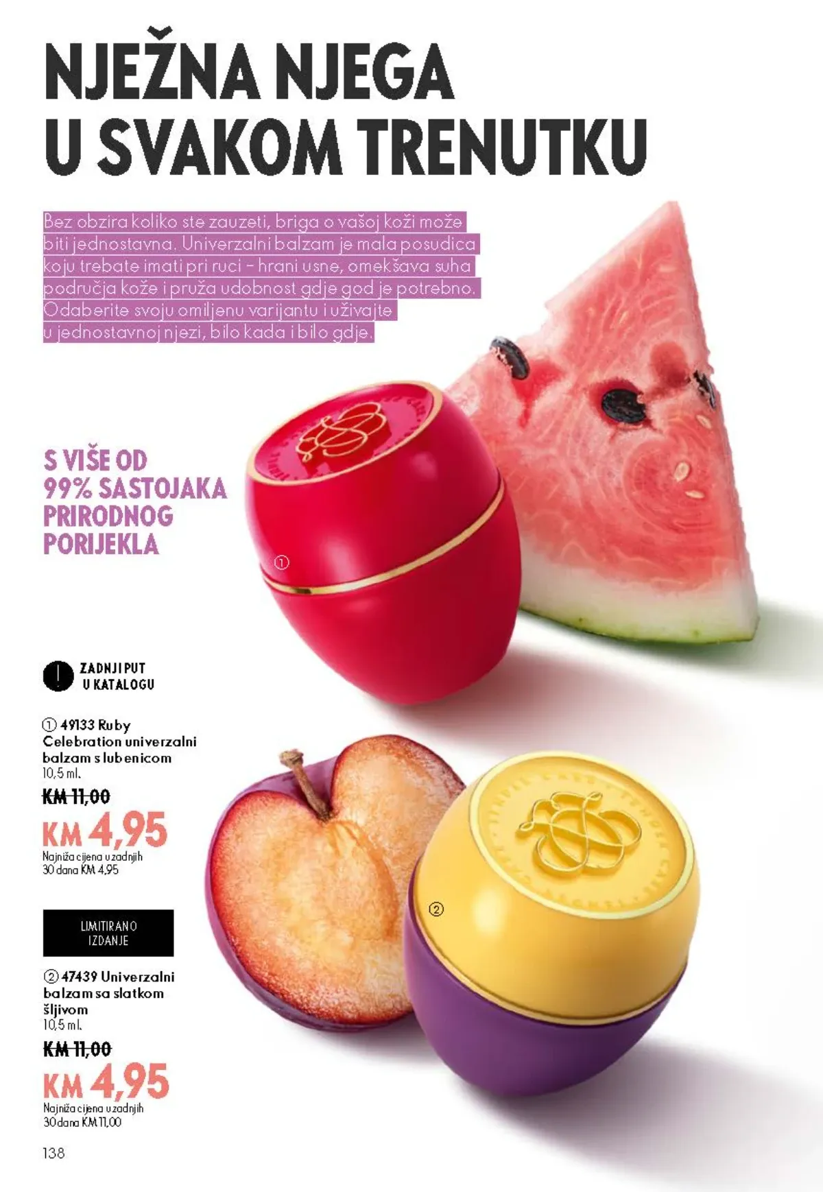 Oriflame katalog akcija strana 138