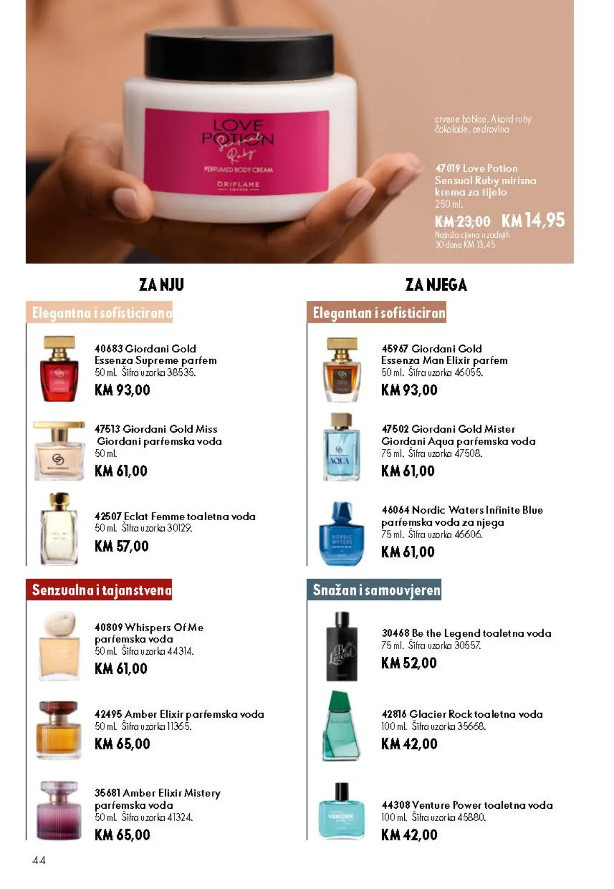 Oriflame katalog akcija strana 44
