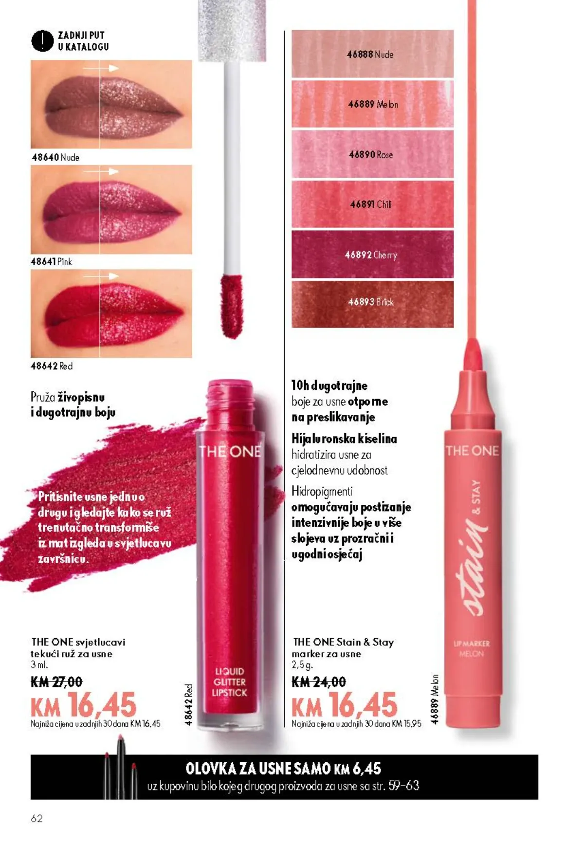 Oriflame katalog akcija strana 62