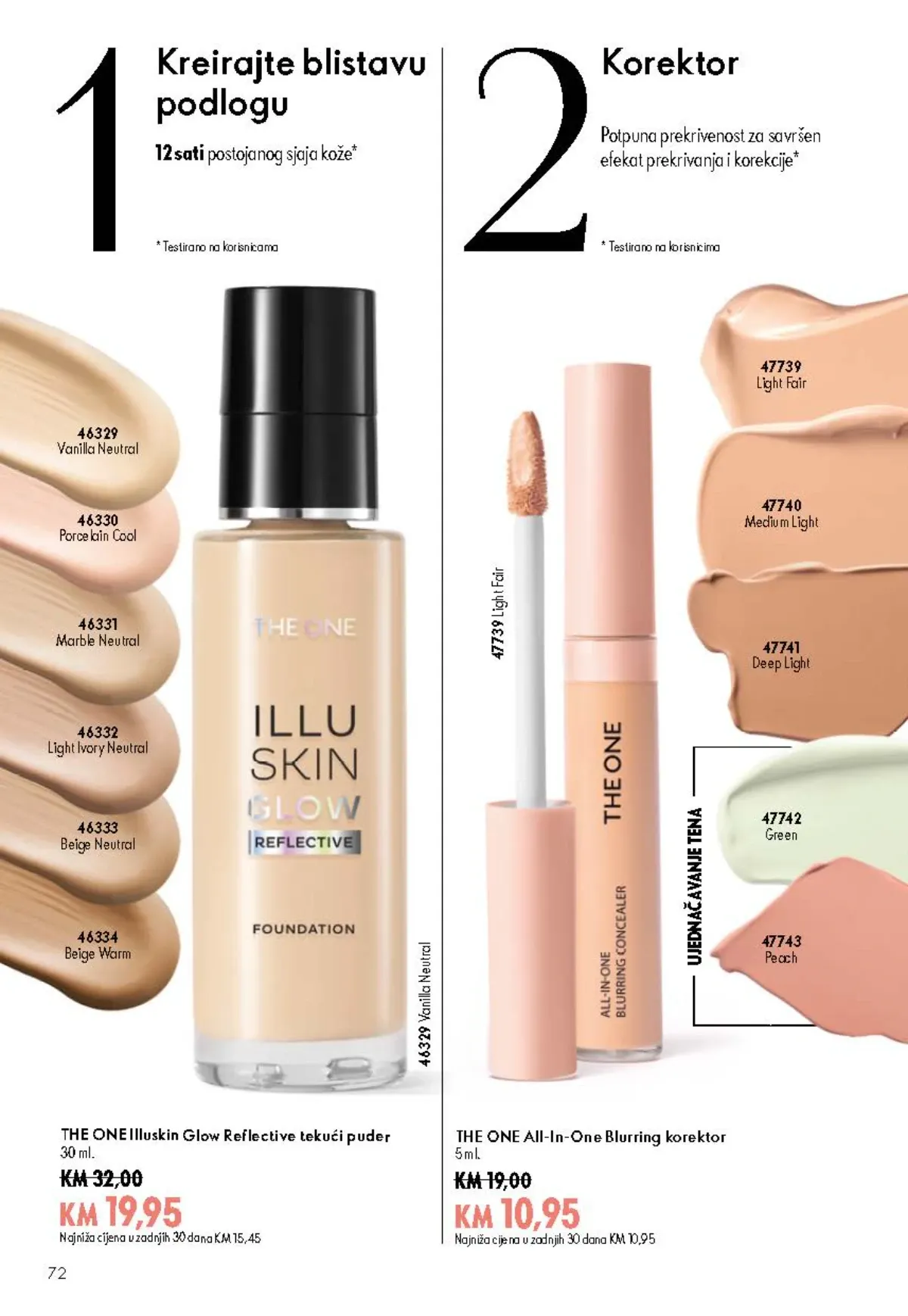 Oriflame katalog akcija strana 72