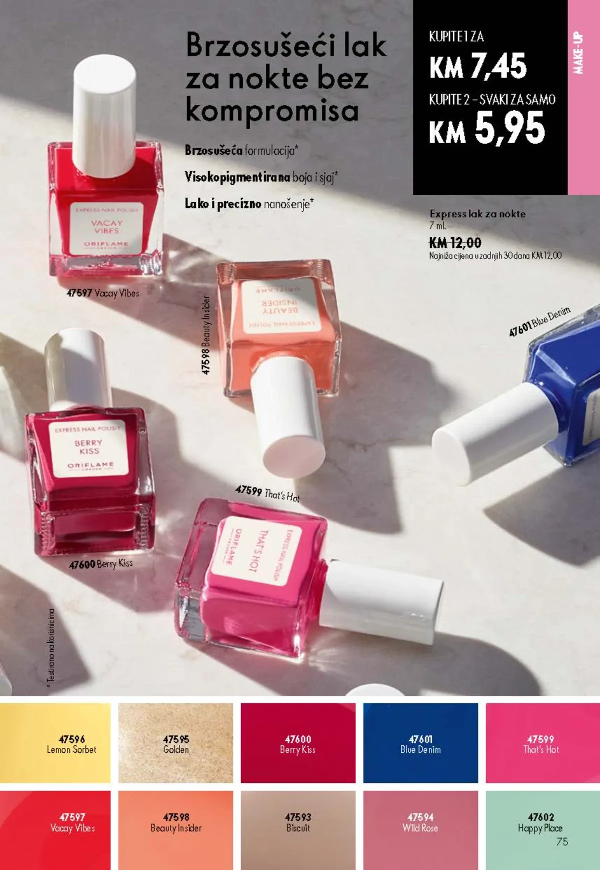 Oriflame katalog akcija strana 75
