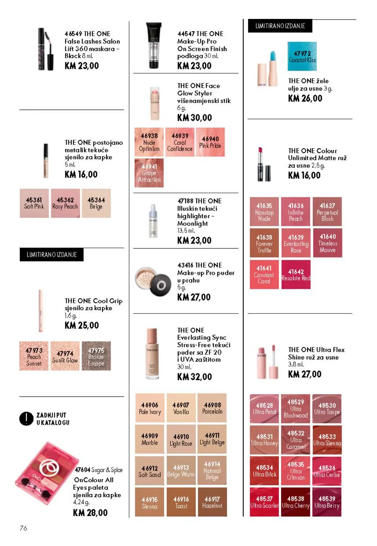 Oriflame katalog akcija strana 76