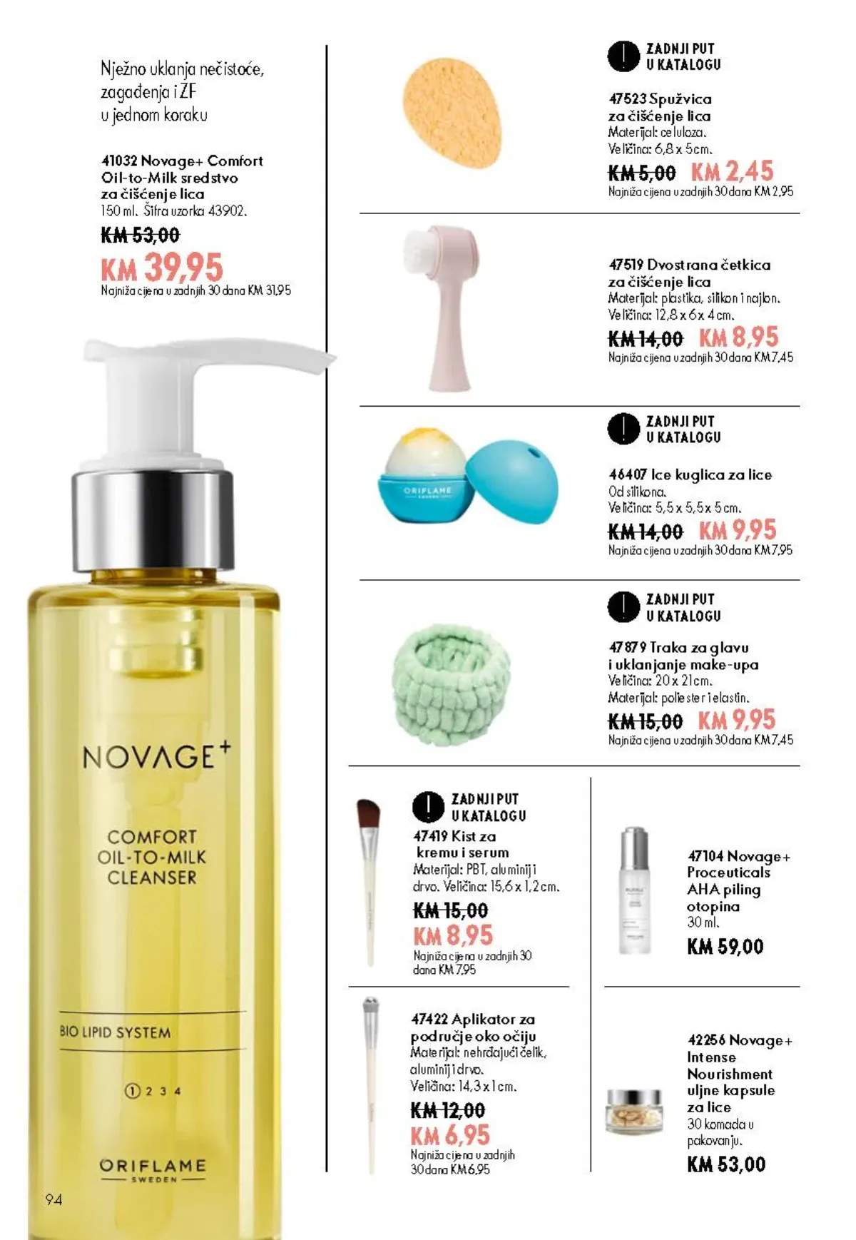 Oriflame katalog akcija strana 94