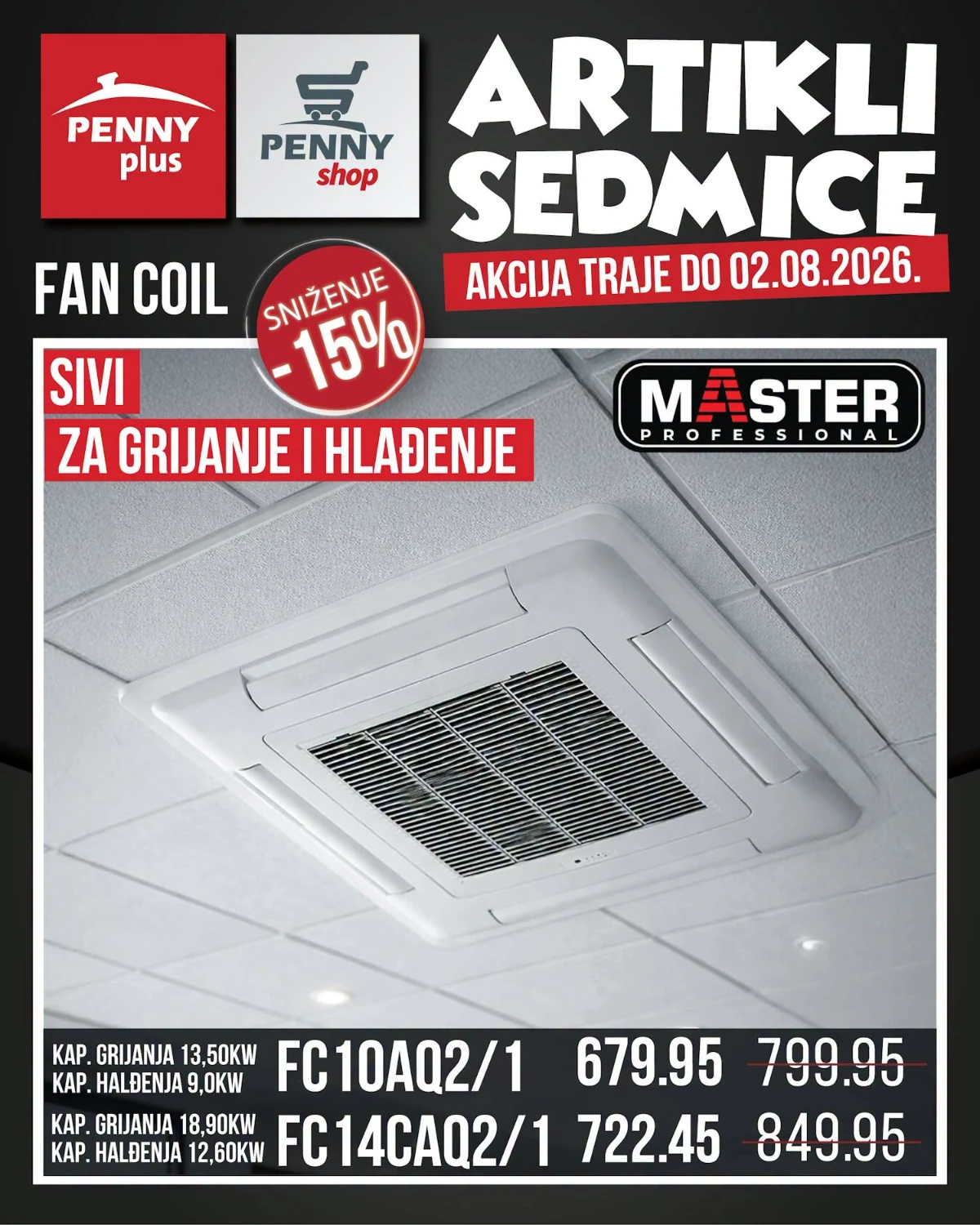 Penny katalog akcija strana 4 – važi od 27.7. do 2.8.2026.