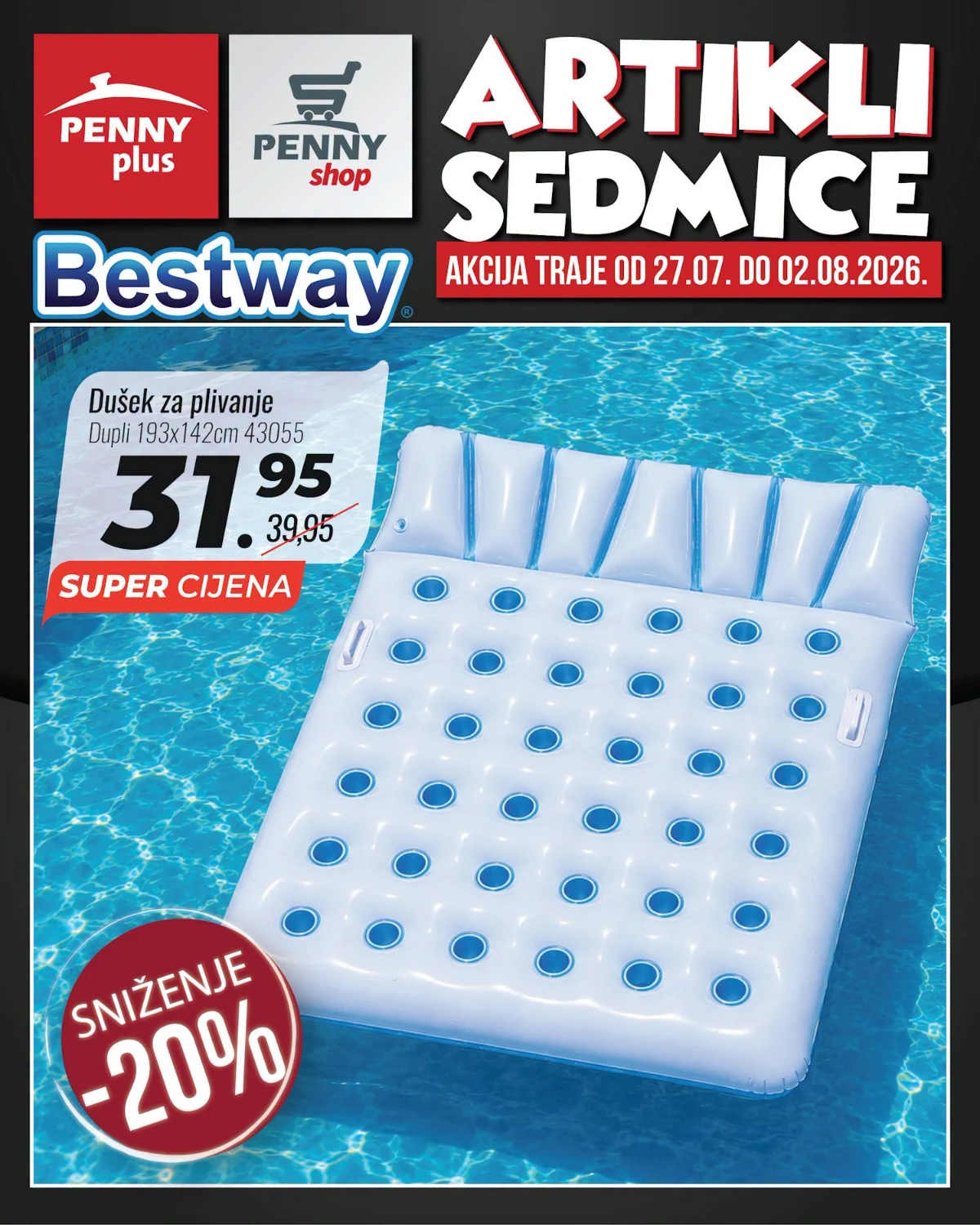 Penny katalog akcija strana 8 – važi od 27.7. do 2.8.2026.