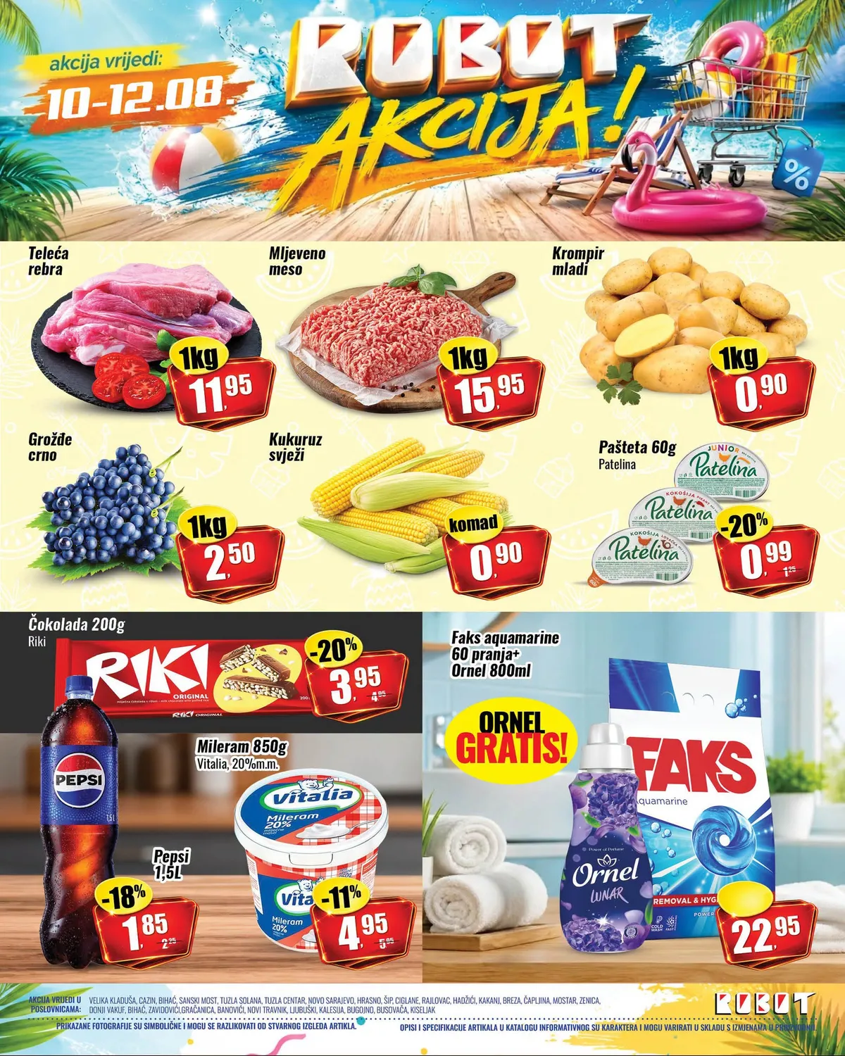 Robot katalog akcija strana 1 – važi od 10.8. do 12.8.2026.