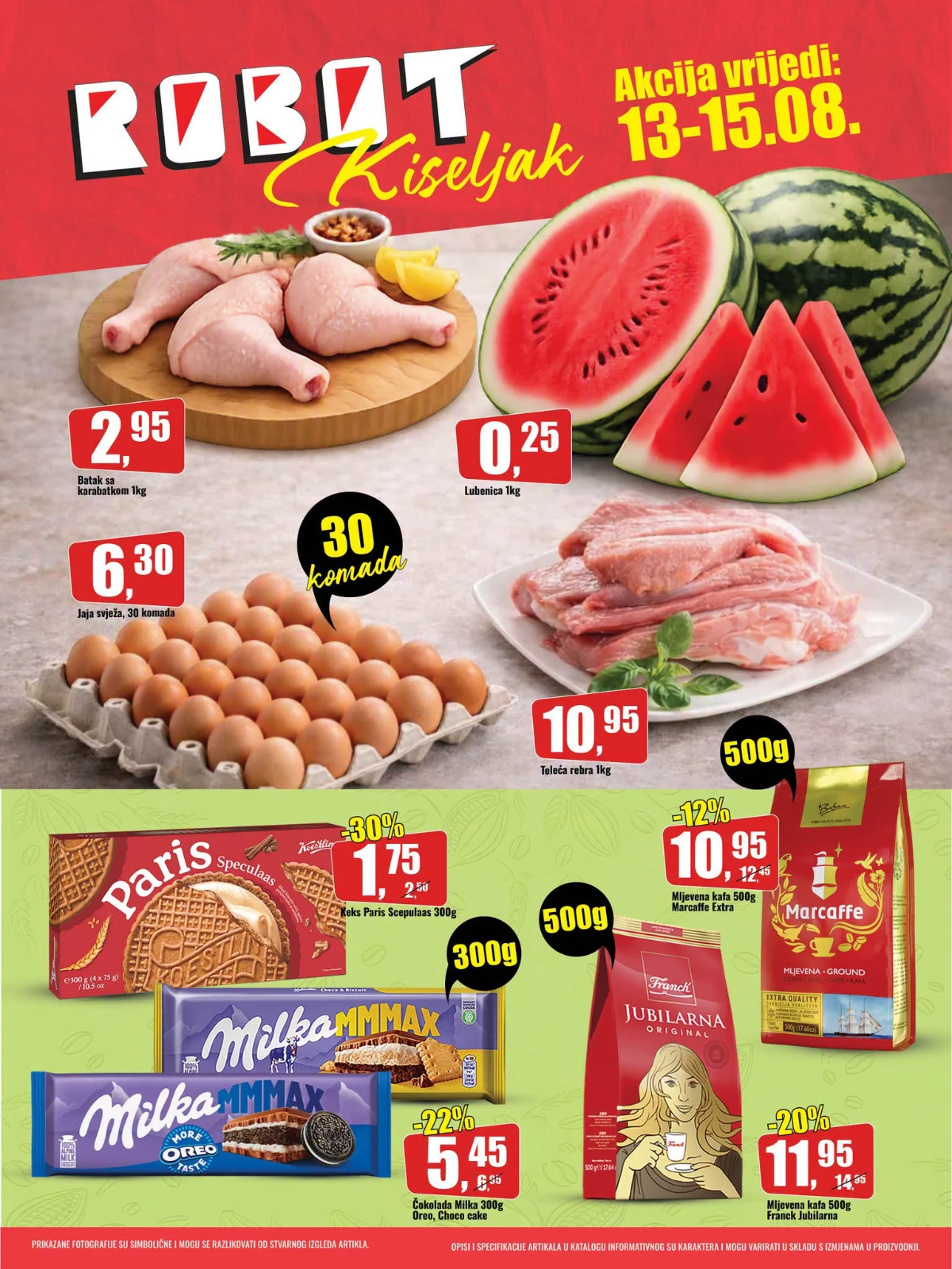 Robot katalog akcija strana 1 – važi od 13.8. do 15.8.2026.