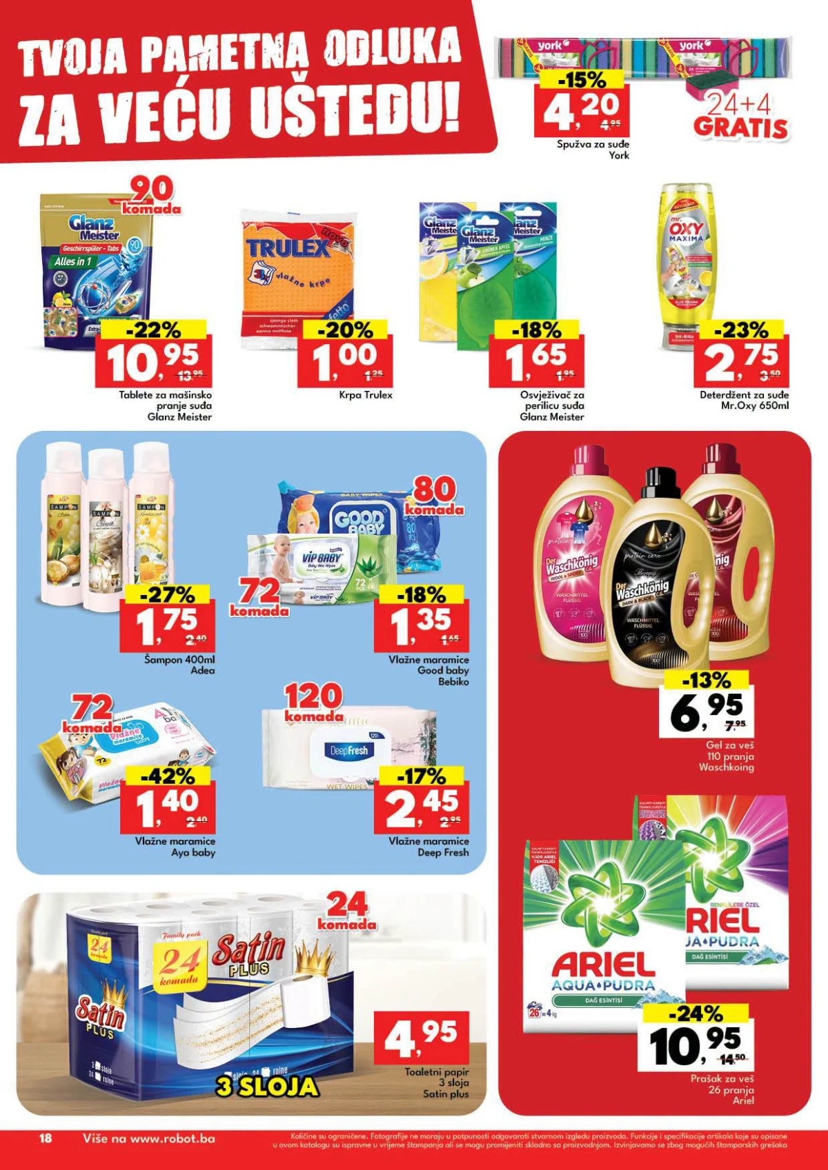 Robot katalog akcija strana 18 – važi od 17.8. do 29.8.2026.