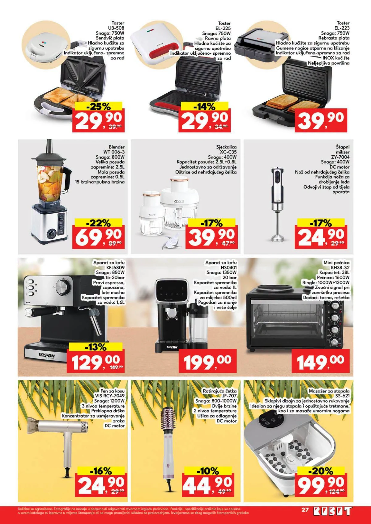 Robot katalog akcija strana 27 – važi od 17.8. do 29.8.2026.