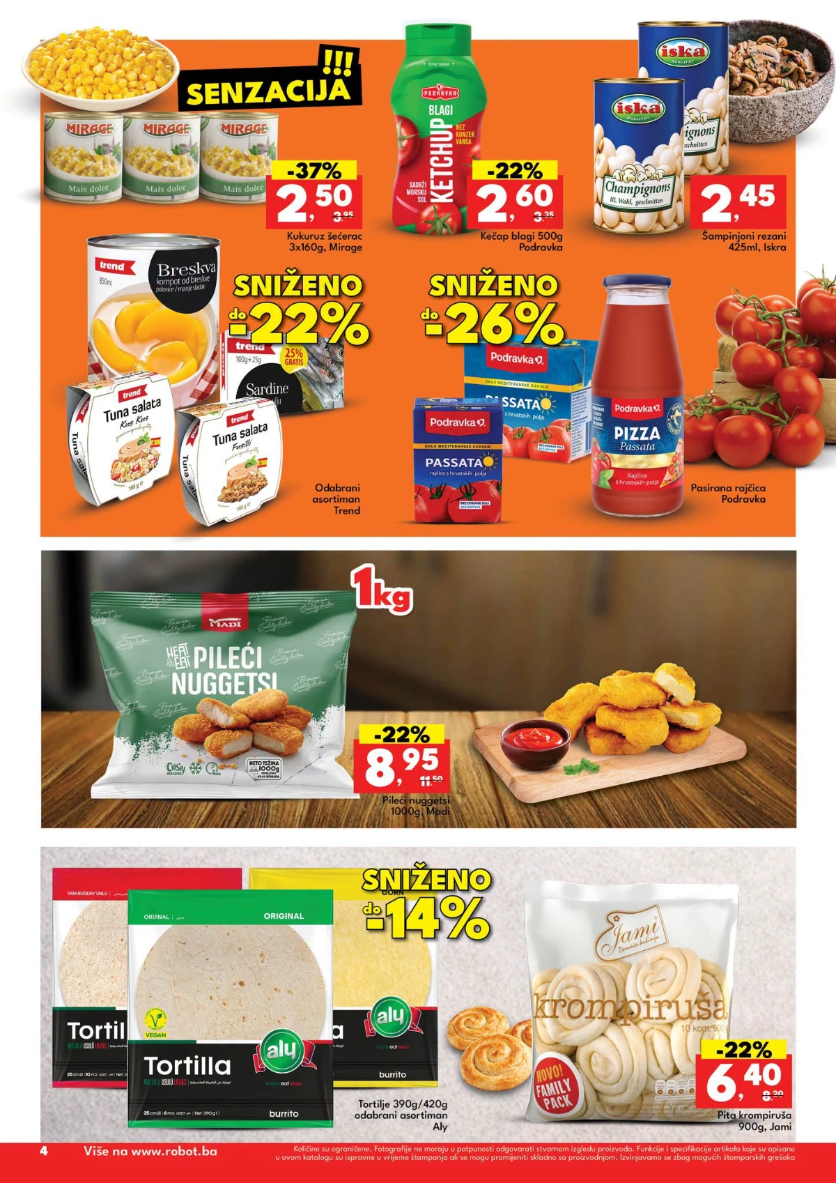 Robot katalog akcija strana 4 – važi od 17.8. do 29.8.2026.