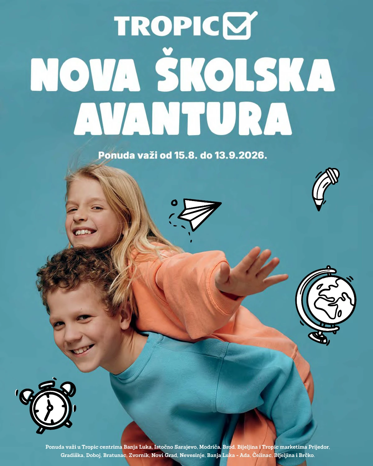 Tropic katalog akcija strana 1 – važi od 15.8. do 13.9.2026.