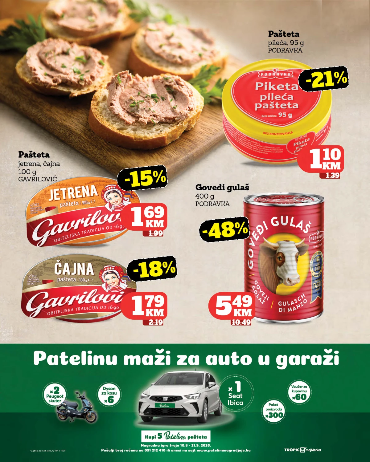 Tropic katalog akcija strana 6 – važi od 19.8. do 8.9.2026.