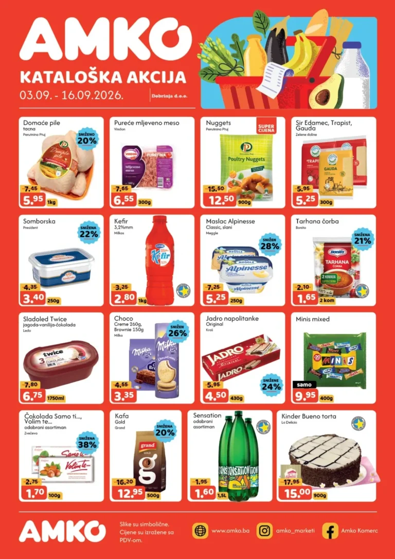 Amko katalog akcija strana 1 – važi od 3.9. do 16.9.2026.