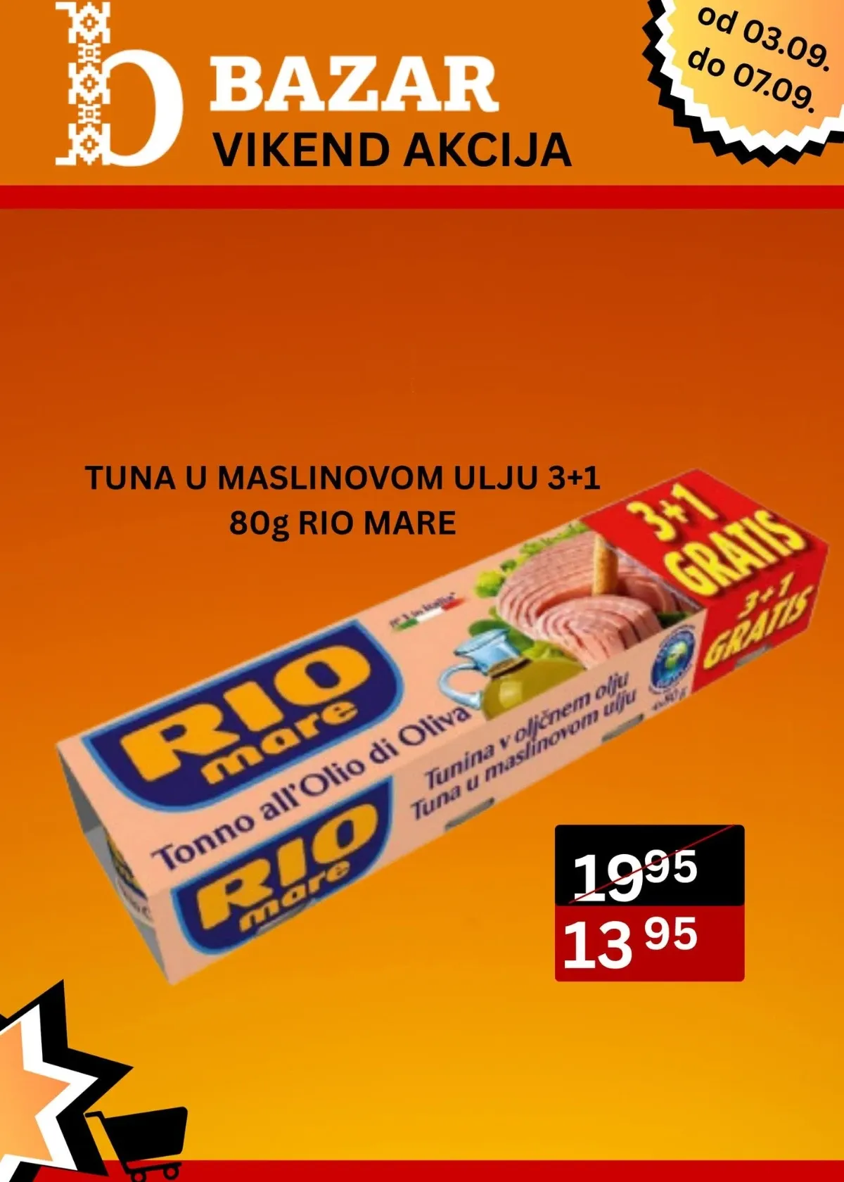 Bazar katalog akcija strana 3 – važi od 3.9. do 7.9.2026.
