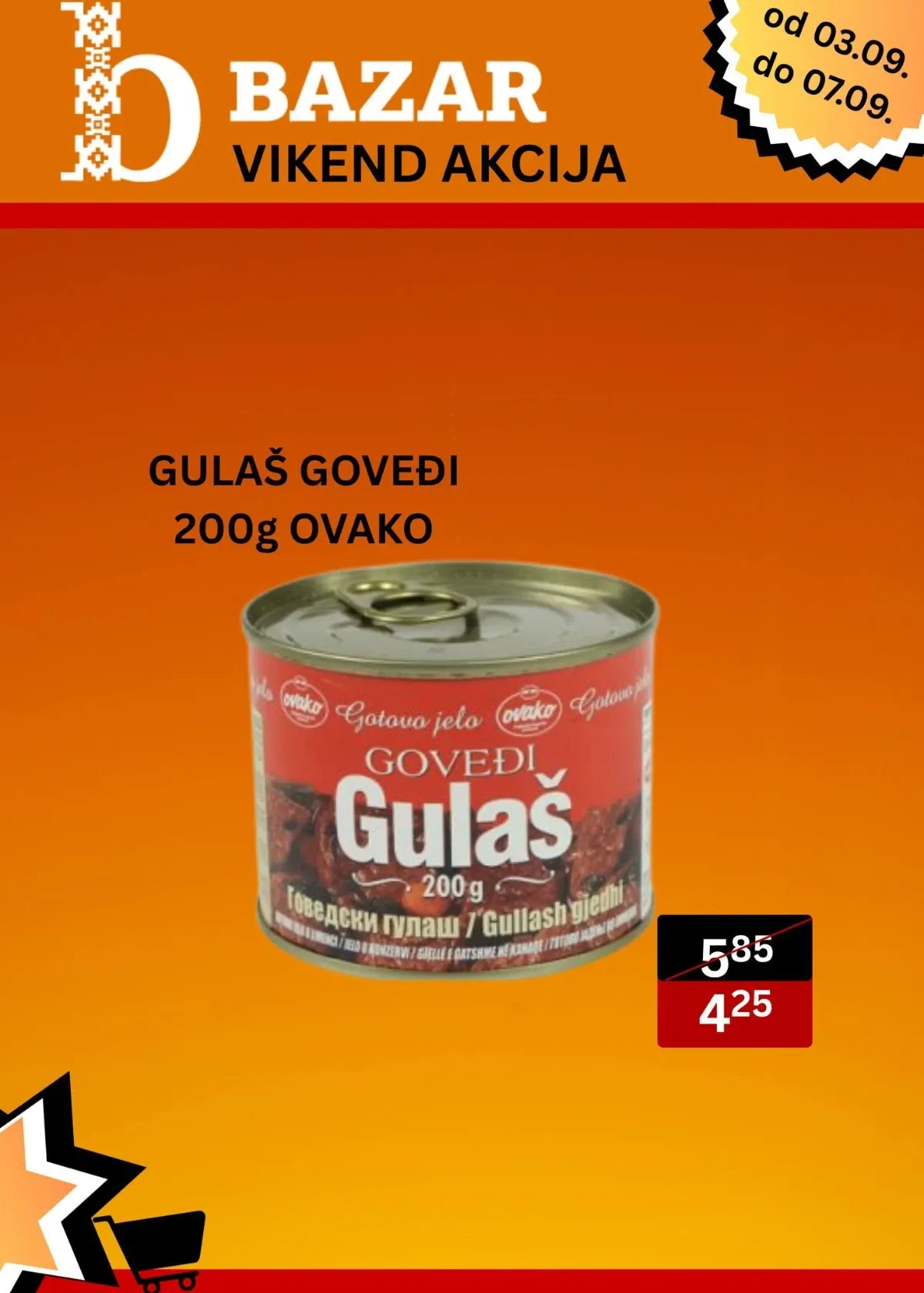 Bazar katalog akcija strana 4 – važi od 3.9. do 7.9.2026.